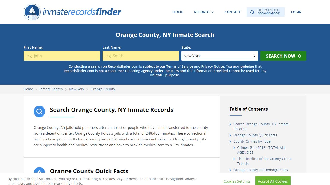 Orange County, NY Inmate Lookup & Jail Records Online